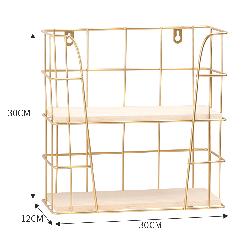 Kệ Để Đồ Đa Năng 2 Tầng Khung Sắt Sơn Chứa Được Nhiều Đồ Đạc Trang Sức, Nước Hoa Hữu Ích Phong Cách Vintage