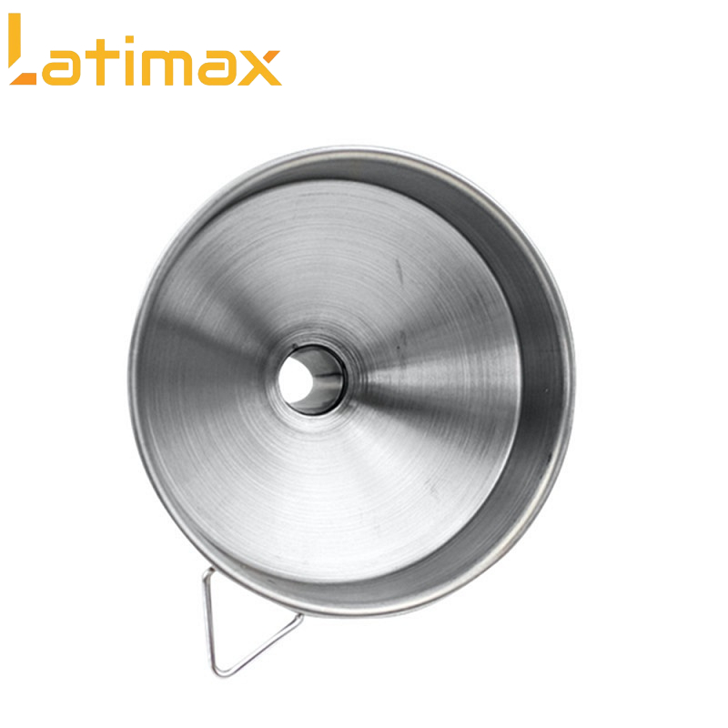 Phễu Inox rót chất lỏng chuyên dùng cho nhà bếp, rót rượu, dầu, mật ong có móc cầm tay tiện lợi Size 8cm